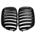 Pair Left And Right Front Hood Kidney Sport Grills Grille For BMW X5 E53 2004-2006