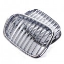 Plated Chrome Front Hood Kidney Grille Insert For BMW5 SeriesE39 97-03