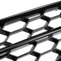 Plating Front Fog Light Cover Honeycomb Hex Grille Grill For Audi A4 B8 S-Line S4 2008-2012