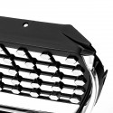 Silver Diamond Front Grille Grill For Mercedes-Benz W447 V200 V220 V250 V260 2015-2018 With Camera