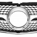 Silver Diamond Front Grille Grill For Mercedes-Benz W447 V200 V220 V250 V260 2015-2018 With Camera