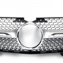 Silver Diamond Grille Front Grill For Mercedes-Benz X164 GL-Class GL450 GL350 GL320