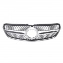 Silver Diamond Style Front Bumper Grille Grill For Mercedes Benz V class W447 15-18