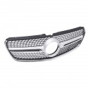 Silver Diamond Style Front Bumper Grille Grill For Mercedes Benz V class W447 15-18