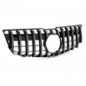 Silver GT R Style Grill Grille For Mercedes Benz GLK Class X204 GLK250 GLK300 GLK350 08-12