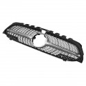 Sliver Diamond Front Grille Grill With Camera For Benz A Class W177 A250 A200 A45 AMG 2019