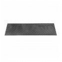 Universal 120X40cm Diamond Type Mesh Grill ABS Plastic Spoiler Bumper Vent Grille Black