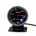 12V 2.5 Inch 60mm Step Motor Digital LED Oil Fuel Press Pressure Gauge Meter Light