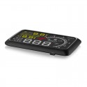 5.5inch X3 ELM327 Car HUD Head Up Display with bluetooth Function OBD2 Interface Plug