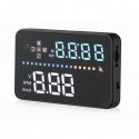 A3 Head Up Display 3.5 Inch Car Hud OBD2 Interface Plug Play Vehicle Engine Speed