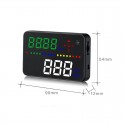 A300 Car 3.5inch HUD Digital Head-Up Display Multifunction OBD Alarm Speedometer Overspeed