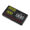 A9 5.5 Inch Car HUD OBD OBD2 Head Up Display Digital Speedometer Windshield Projector Fatigue Alarm Fuel Speed Gauge