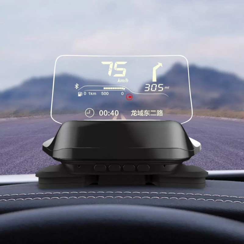 Carrobot Car HUD Head Up bluetooth Display OBD Driving Data Overspeed Intelligence Warning
