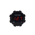 DC 12V-24V Digital Voltage Meter Voltmeter Waterproof LED Display Panel Gauge For Car Auto Motorcycle Boat ATV Truck Refit