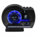 Smart Car OBD2 GPS Gauge HUD Head-Up Digital Display Speedometer Turbo RPM Alarm