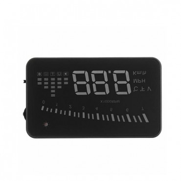 X5 Car Head Up Display OBD2 II HUD Projector Speedometer MPH KM/h Speed Warning