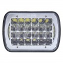 1pcs 6X7inch 5D DC10-30V 72W IP67 LED Headlights Lamp Bulb Hi/Low Beam DRL for Truck Boat SUV
