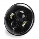 2 x 7inch Round LED Projection Headlights Head Lamp Hight/Low Beam For Jeep Wrangle