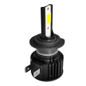2PCS 22W 9V-36V LED Car Headlight Bulbs Front Lamp 6000k White 8000LM Waterproof H7 H11 9005 9006
