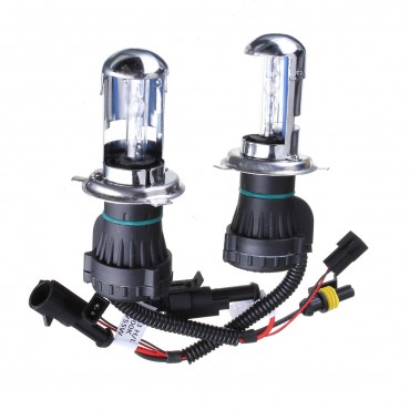 2PCS H4 55W Car HID Xenon Headlights Hi/Lo Bi Beam Headlamp Bulb 3000K-15000K