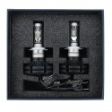 2Pcs Car LED Headlights Fog Lamps Kits High Low Beam Replace Bulbs Turbo H7 6500K 100W 12000LM 360 deg Lighting DC 9V-32V Waterproof