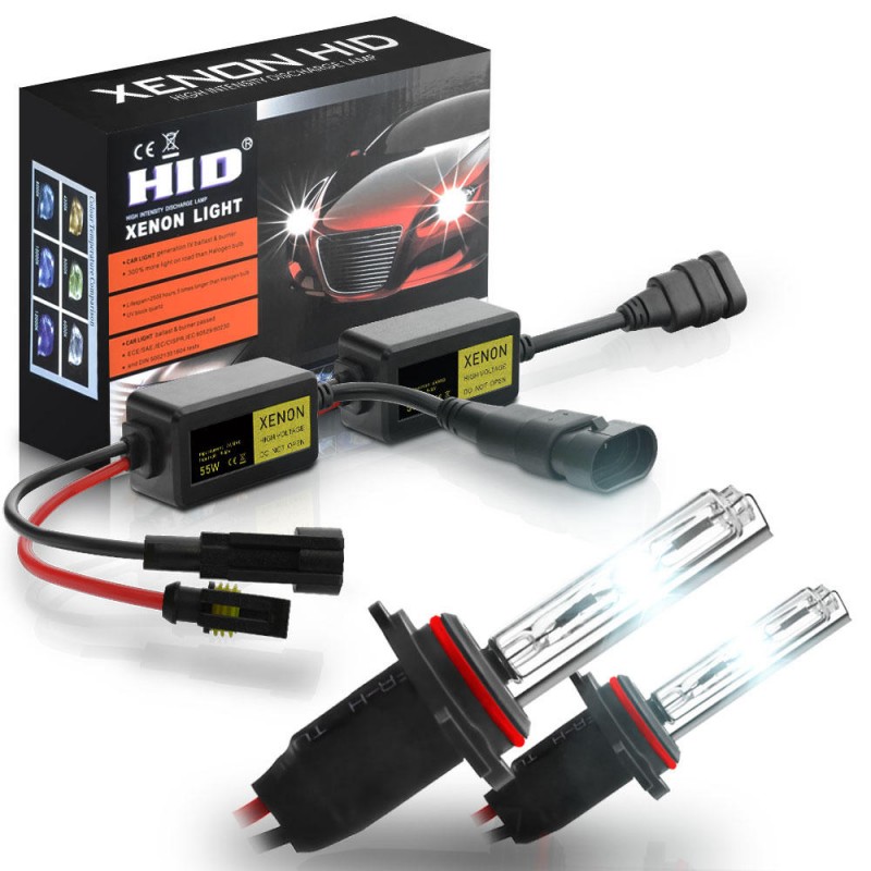 GE HID Xenon Headlight Conversion KIT Bulbs H1 H3 H4 H7 H11 9005 9006 880/881 