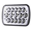 7 Inch 45W Square Headlights LED Work Lights Waterproof Hi-Lo Sealed Beam For Jeep