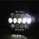 7 Inch 75W Car LED Headlight High Low Beam DRL H4 Adapter For Jeep Wrangler