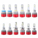 72W 7200LM LED Car Headlights Bulb Fog Lamp H3 H4 H7 H11/H8 9005/9006 6500K White