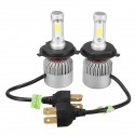 72W 8000LM COB LED Car Headlights Bulbs Fog Lamps H4 H7 H11 9005 9006 6500K White 2PCS