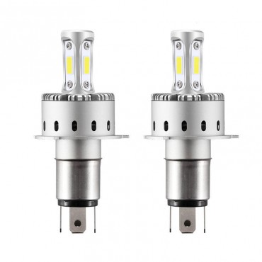 7P 90W LED Headlights Bulbs Fog Lamps H1 H4 H7 10000LM 6000K White Universal 2PCS