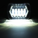 7x6 5X7 55W H4 LED Headlights DRL 1PCS for Jeep/Cherokee XJ/Wrangler YJ/Toyota Pickup