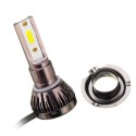 80W Mini Car COB LED Headlights Bulbs H1 H4 H7 H8 9005 9006 9012 Fog Lamp 10000LM 6000K White DC 9-32V 2Pcs