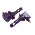 9005 9006 H7 H11 Car LED headlight Bulb Fog Light 72W 5740LM Waterproof Purple