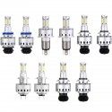 90W 12000LM COB LED Car Headlights Bulbs Fog Lamps H4 H7 H11 9005 9006 6000K Three-side White