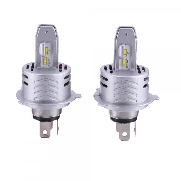 9S Car LED Headlights Bulbs Fog Lamp H1 H4 H7 IP68 100W 12000LM 6500K White 2PCS