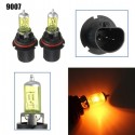 A Pair of 9007 HID Xenon Light Bulbs Lamps DC12V Yellow 3000K-3500K