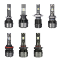 R6 LED Car Headlights Bulbs 70W 8400LM H1 H3 H4 H7 H11/H8/H9 9005 9006 6000K White