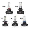 Car LED Headlights H4/H7/9006/9005 25W 6500K 8000lm/Pair