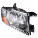 Front Headlights Head Lamps LED Lights L+R Pair For Mitsubishi Pajero Montero 2000-2006 Grey