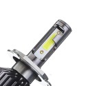 Infitary F2 Car COB LED Headlights Bulbs Fog Lamp H1 H3 H4 H7 H11 9005 9006 12V-24V 72W 8000LM 6500K White