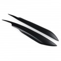 Matte Black Headlight Eyebrows Eye Lid Cover Molding Trim For Audi A4 S4 RS4 B7 2005-2008