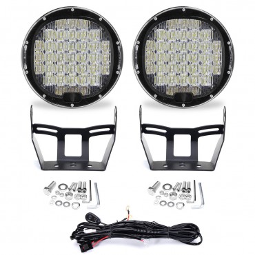 Pair 3825W 345000LM LED Work Light Car Headlight Truck