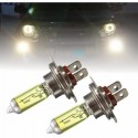 Pair 55W 12V H7 Amber Xenon Headlight High Beam Halogen Light Lamp Bulbs