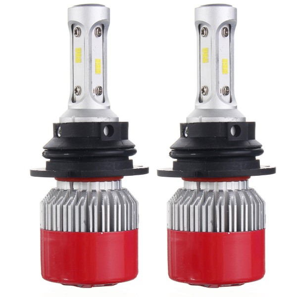 Pair COB LED Car Headlight Kit 6000K H4 H7 H11 H13 9005 9007 60W 7200LM