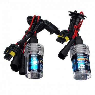 Pair H7 35W Car Xenon HID Headlights Replacement Bulb Lamp 3000K-15000K DC12V