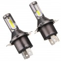 Pair M4 H4 55W 1800LM Bi-Xenon Hi/Lo Car LED Headlights Conversion Kit CSP Lamp White