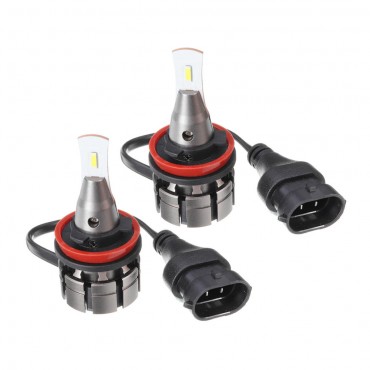 L2P Mini Car LED Headlights Bulbs H4 H7 H11/H8/H9 9005 9006 Fog Light 60W 5000LM 6000K 2PCS