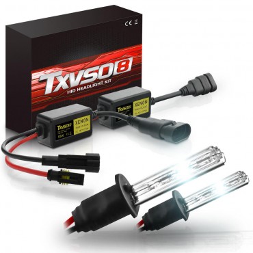 TVSO8 H1 55W 5500LM Car Headlights HID Xenon Bulbs Waterproof IP68 Energy Saving Lamp 9-16V 2Pcs