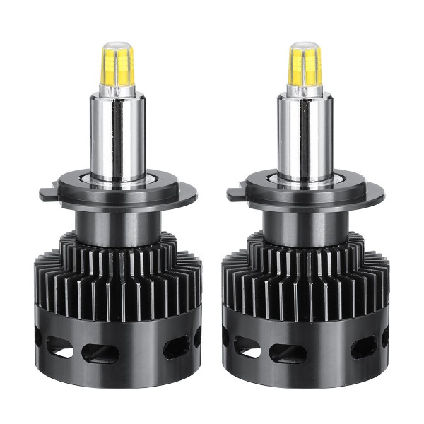 X8 CSP 6 Sides LED Car Headlights Bulbs H1 H7 9005/9006 9012 D Series 100W 14400LM 3D 360 Degree Fog Lamp 6500K